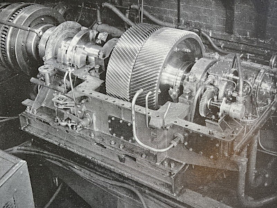 World's 1st Gas Turbine propelled ship fitted with SSS Clutch